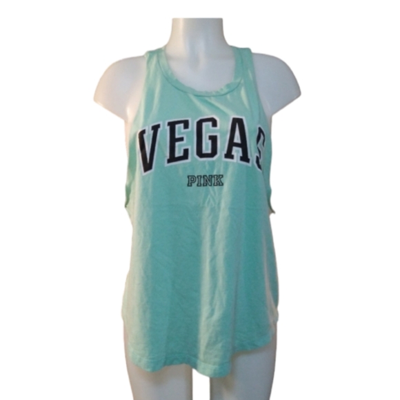 PINK Victoria's Secret Tops - Size S Pink Victoria's secret Vegas logo tank top